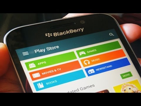 Blackberry 10 google play store